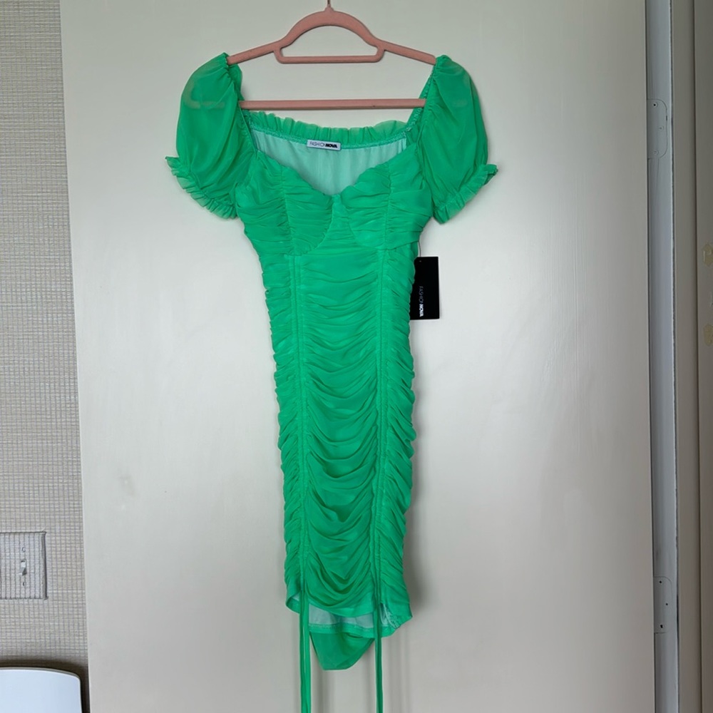 nwt mint green mini dress